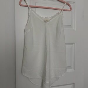 Cloth & Stone white V-Neck Blouse